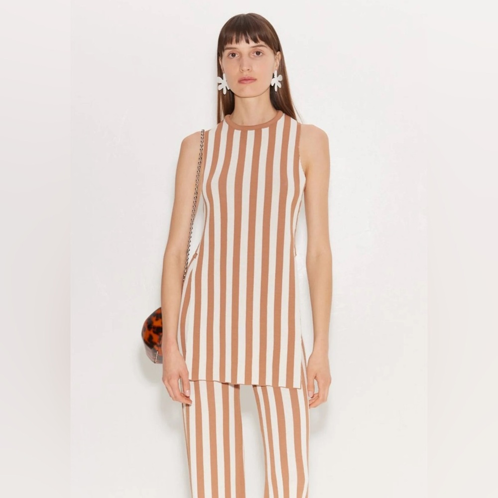 Simon Miller Knit Canoga Tan Stripe Women's Set